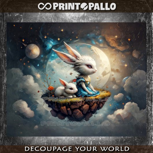 Papier Mousseline Moi et toi, les derniers de nous Rabbits