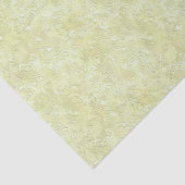 Papier Mousseline Moire de soie Petit Motif en citron jaune (Détail)