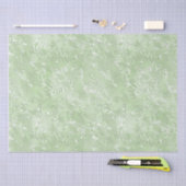 Papier Mousseline Moire de soie petit Motif en vert citron (Artisanat)