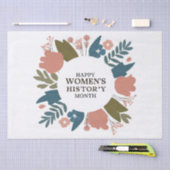 Papier Mousseline Mois de l'histoire des femmes (Artisanat)