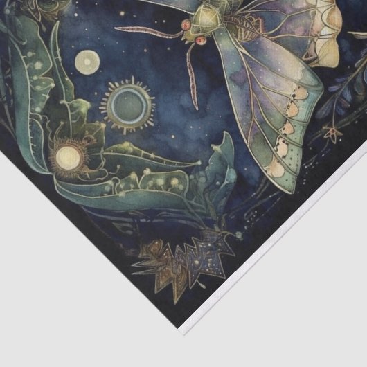 Papier Mousseline Mois de minuit (Détail)