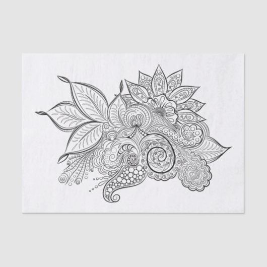 Papier Mousseline moment de calmer papier de tissu (Recto)