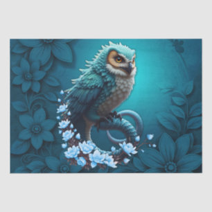 Papier Mousseline Moment de Sagesse, Le hibou magique, majestueux, m