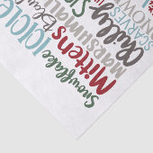 Papier Mousseline Moments d'hiver (Détail)