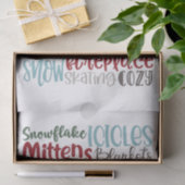 Papier Mousseline Moments d'hiver (Cadeau)