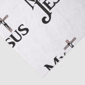 Papier Mousseline Mon Jésus (Détail)
