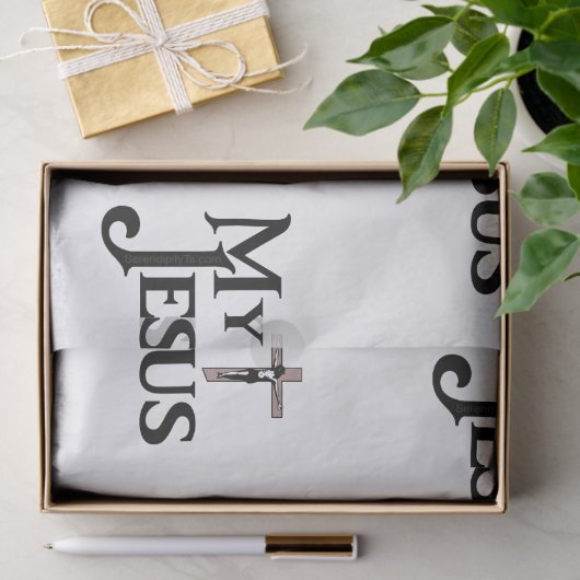 Papier Mousseline Mon Jésus (Cadeau)