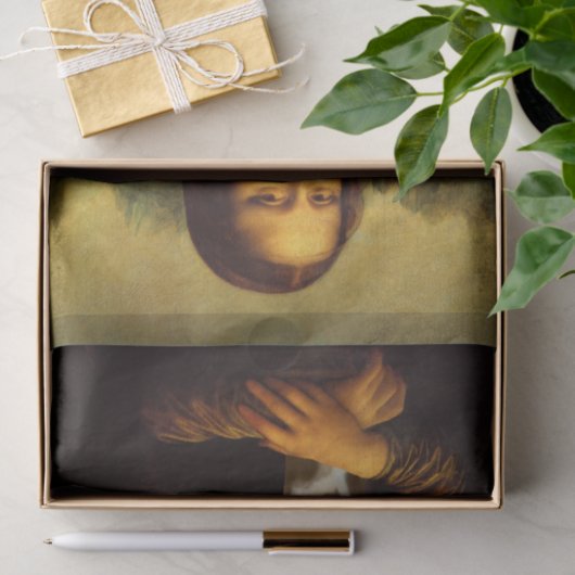 Papier Mousseline Mona Lisa aime les girafes (Cadeau)