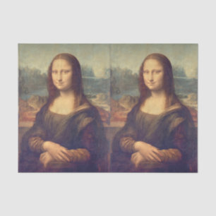 Papier Mousseline Mona Lisa par Leonardo da Vinci