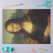 Papier Mousseline Mona Lisa par Leonardo Da Vinci Découpage (Artisanat)