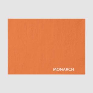 Papier Mousseline Monarch butterfly orange color name