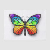 Papier Mousseline Monarque papillon arc-en-ciel (Recto)