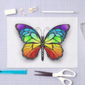 Papier Mousseline Monarque papillon arc-en-ciel (Artisanat)