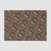 Papier Mousseline Monarque papillon Daisy Art Daisies Monarques (Recto)