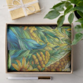 Papier Mousseline Monarque Papillon Floral Vitrail Decoupage (Cadeau)