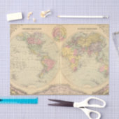 Papier Mousseline Monde 10 (Artisanat)