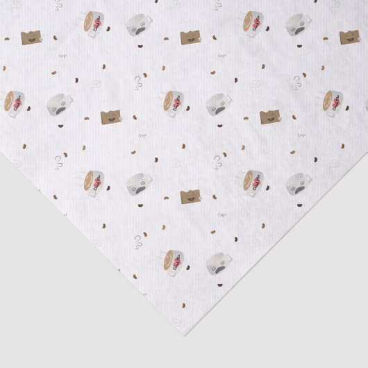 Papier Mousseline Monde caféiné (Détail)