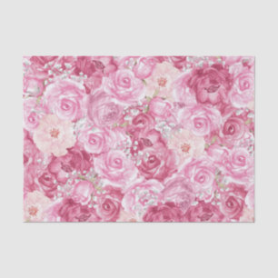 Papier Mousseline Monde des roses