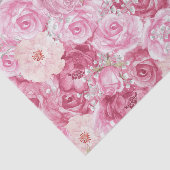 Papier Mousseline Monde des roses (Détail)