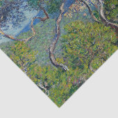 Papier Mousseline Monet Bordighera Italie Peinture Paysage (Détail)