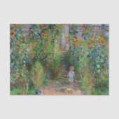 Papier Mousseline Monet Garden Vetheuil Impressionim Peinture (Recto)
