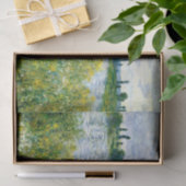 Papier Mousseline Monet - Les bords de Seine à Vetheuil (Cadeau)