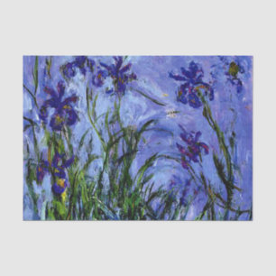 Papier Mousseline Monet - Lilac Irises