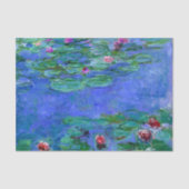Papier Mousseline Monet - Lys d'eau (rouge) (Recto)