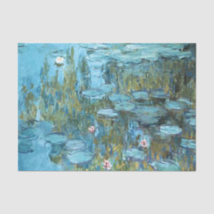 Papier Mousseline Monet - Lys d'eau (turquoise), 1915