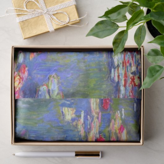 Papier Mousseline Monet Water Lilies (Cadeau)