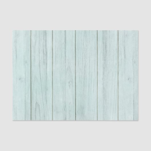 Papier Mousseline Monnaie Vert Pastel Turquoise Bois Rustique (Recto)