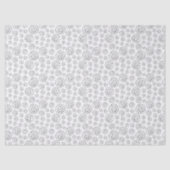 Papier Mousseline Monochromatic Black Geometric Swirls Pattern (Recto)