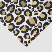 Papier Mousseline Monochromatic Leopard Spots Wild Glam À la mode (Détail)