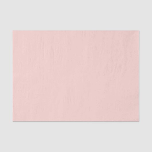 Papier Mousseline Monochrome Modern Elegant Blush Pink (Recto)
