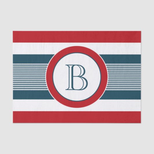 Papier Mousseline Monogram design (Recto)