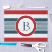 Papier Mousseline Monogram design (Artisanat)