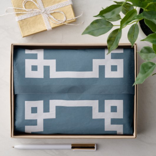 Papier Mousseline Monogram design (Cadeau)