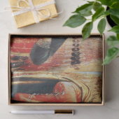 Papier Mousseline MONOGRAM DU PARCHEMENT DES ANGES MUSICAUX Ruby Gem (Cadeau)