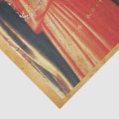 Papier Mousseline MONOGRAM DU PARCHEMENT DES ANGES MUSICAUX Ruby Gem (Détail)