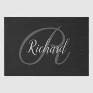 Papier Mousseline Monogramme