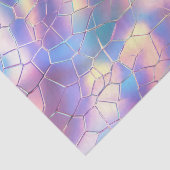 Papier Mousseline Monogramme Arrière - plan Holographique Foil Motif (Détail)