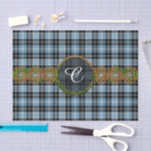 Papier Mousseline Monogramme Clark Tartan (Artisanat)