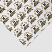 Papier Mousseline Monogramme coloré de tortue coulissantes Cumberlan (Détail)