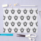 Papier Mousseline Monogramme de shellback de tortue diamant (Artisanat)