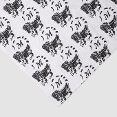 Papier Mousseline Monogramme d'Iguana (Détail)