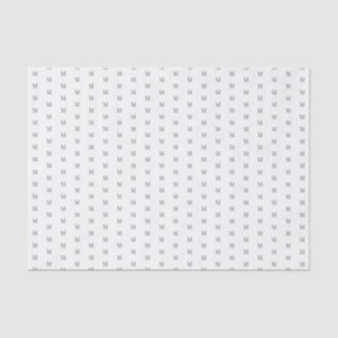 Papier Mousseline Monogramme et vos couleurs