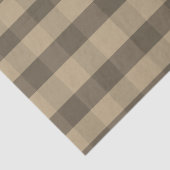 Papier Mousseline Monogramme plaqué moderne Beige Brown (Détail)