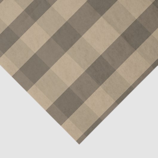 Papier Mousseline Monogramme plaqué moderne Beige Brown (Détail)