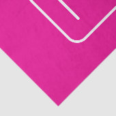 Papier Mousseline Monogramme simple et moderne initial | Rose et bla (Détail)