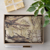 Papier Mousseline Monsieur Toad et la Gitane par Arthur Rackham (Cadeau)